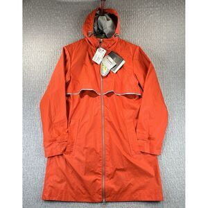 Charles River orange/reflective women New Englander raincoat  (S)‎ new with tags